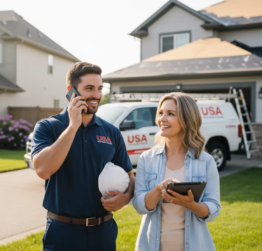 USA Roof Repair Experts customer support in Rolla